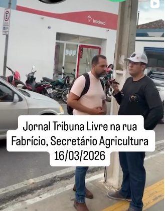 Secretário Fabrício Bacelar Lima Mendes destaca ações da pasta e temas atuais de Miguel Calmon em entrevista ao Jornal Tribuna Livre 16/04/2026